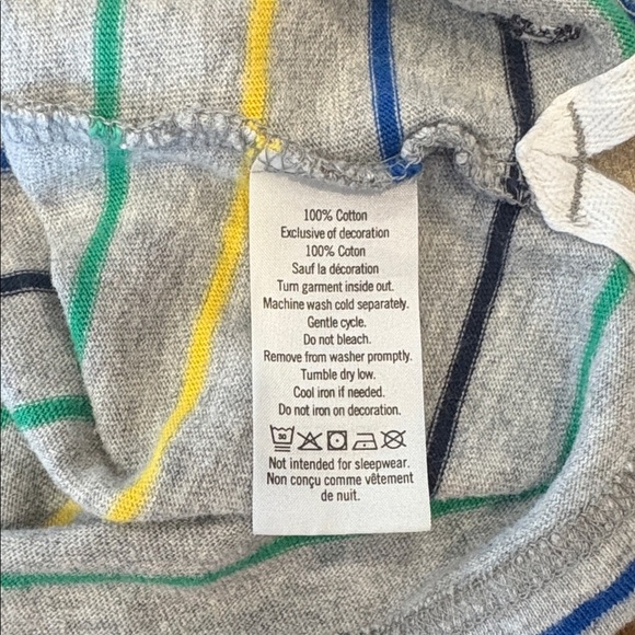 Janie & Jack Striped Polo Shirt, 12 - Picture 4 of 4